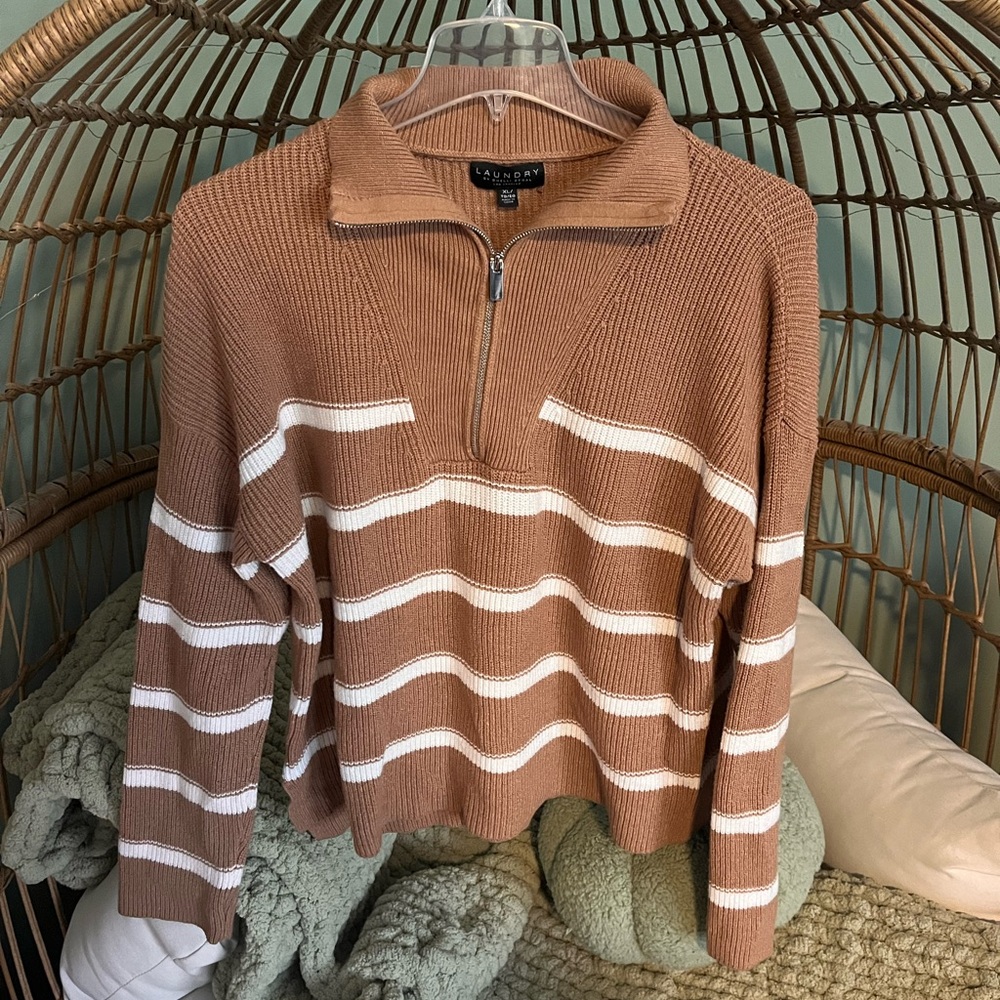 Quarter zip sweater